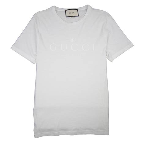 gucci classic white t shirt|white Gucci t shirt cheap.